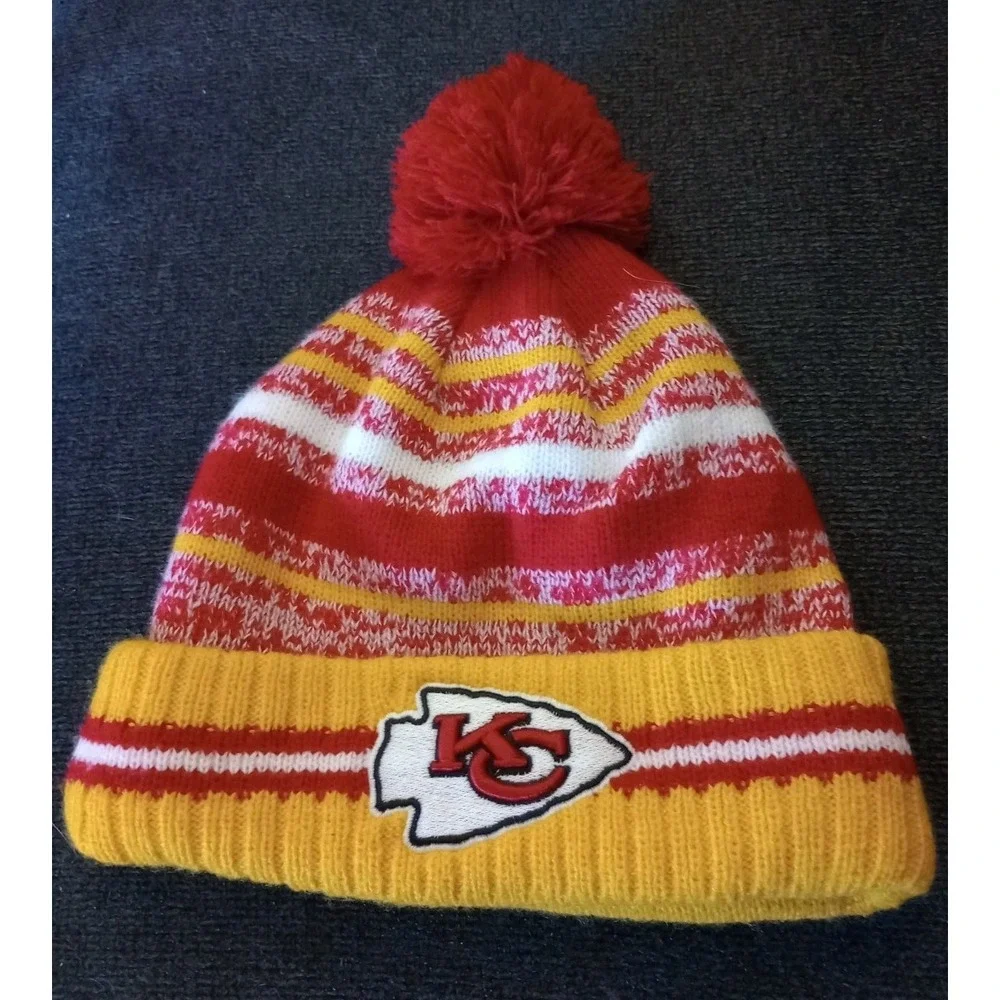 Kansas City Chiefs Unisex NFL Winter Knit Cap Beanie Hat One Size New Era
